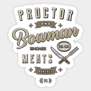 Proctor Meats Sticker